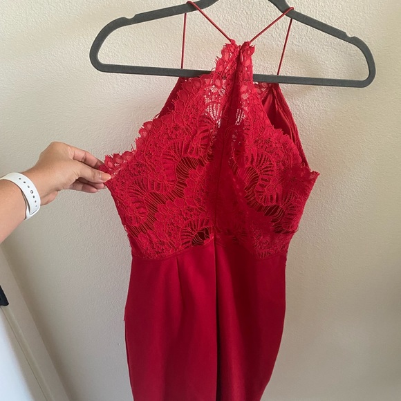 Red Cocktail Dress - Picture 5 of 6